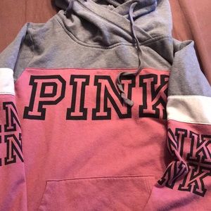 Pink hoodie